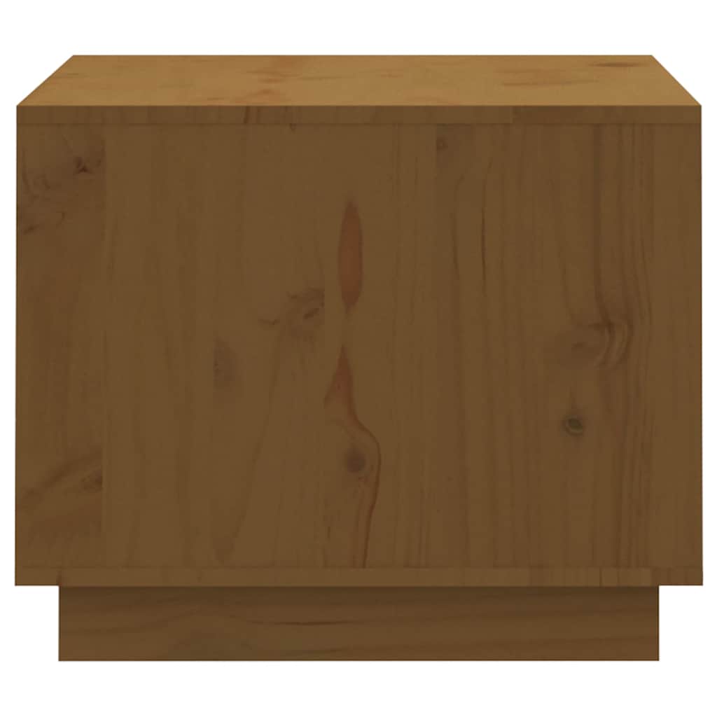 Tavolino da Salotto ambra 120x50x40,5 cm Legno Massello di Pino