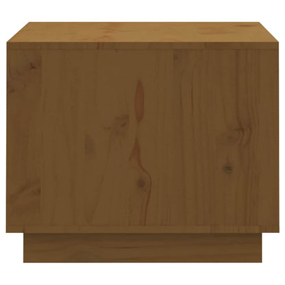 Tavolino da Salotto ambra 120x50x40,5 cm Legno Massello di Pino