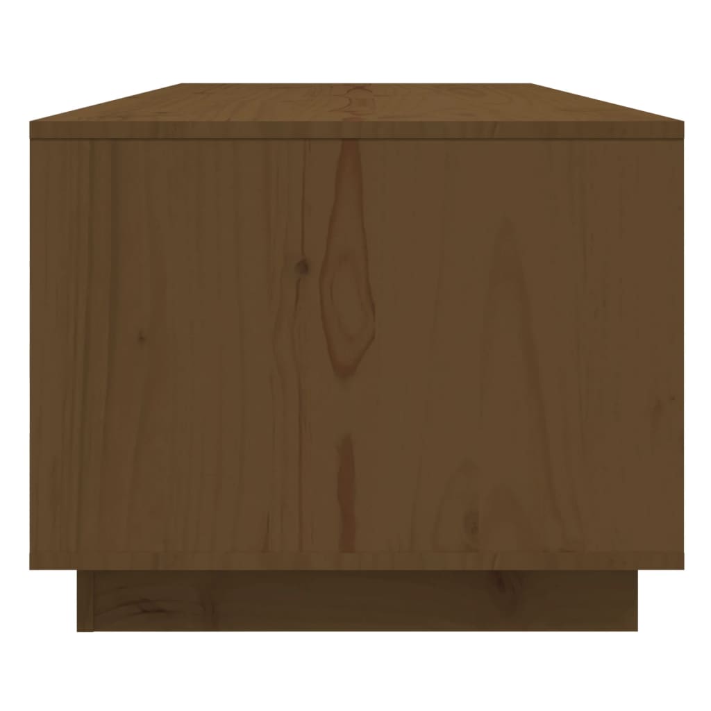 Tavolino da Salotto ambra 110x50x40 cm Legno Massello di Pino | homemem39