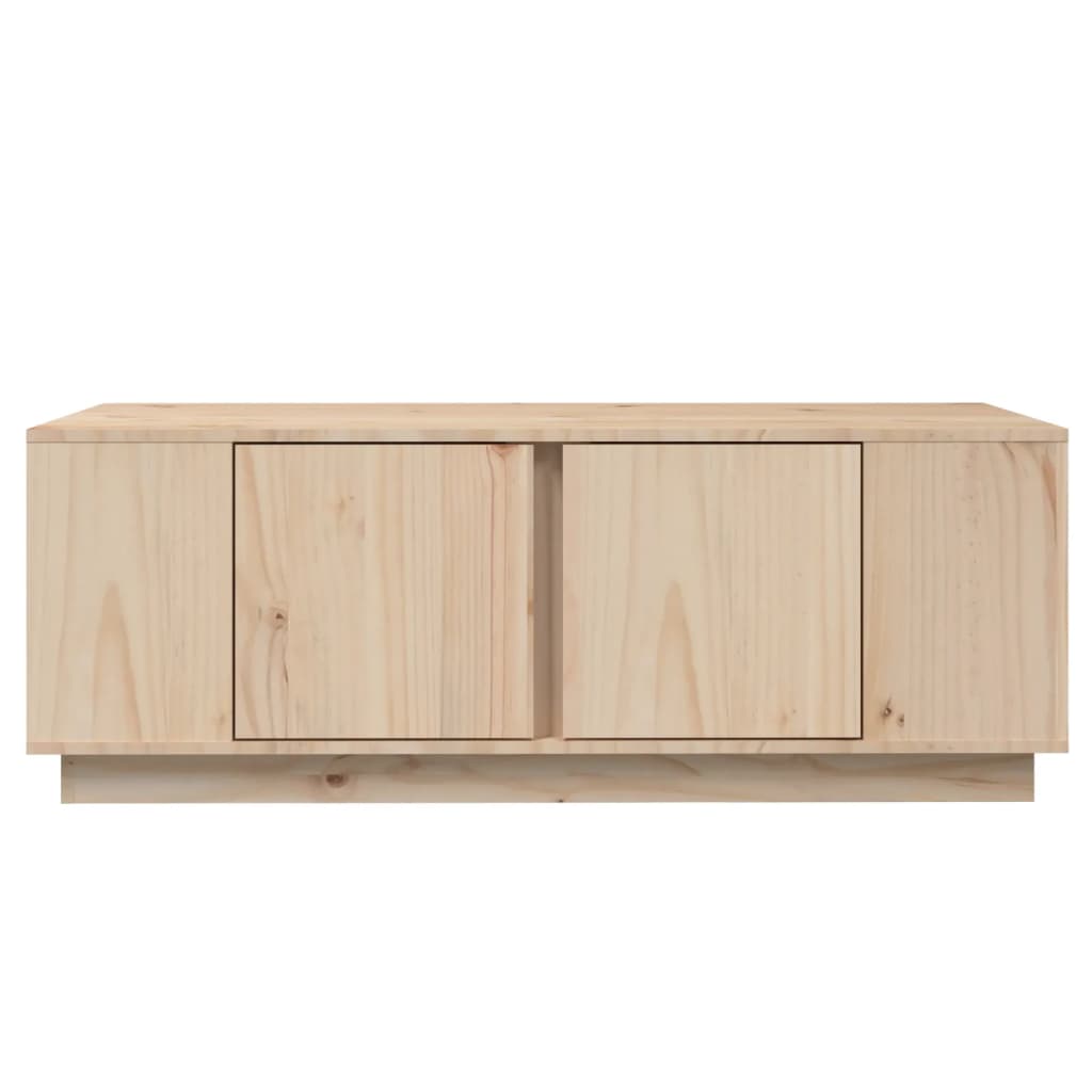 Tavolino da Salotto 110x50x40 cm in Legno Massello di Pino | homemem39