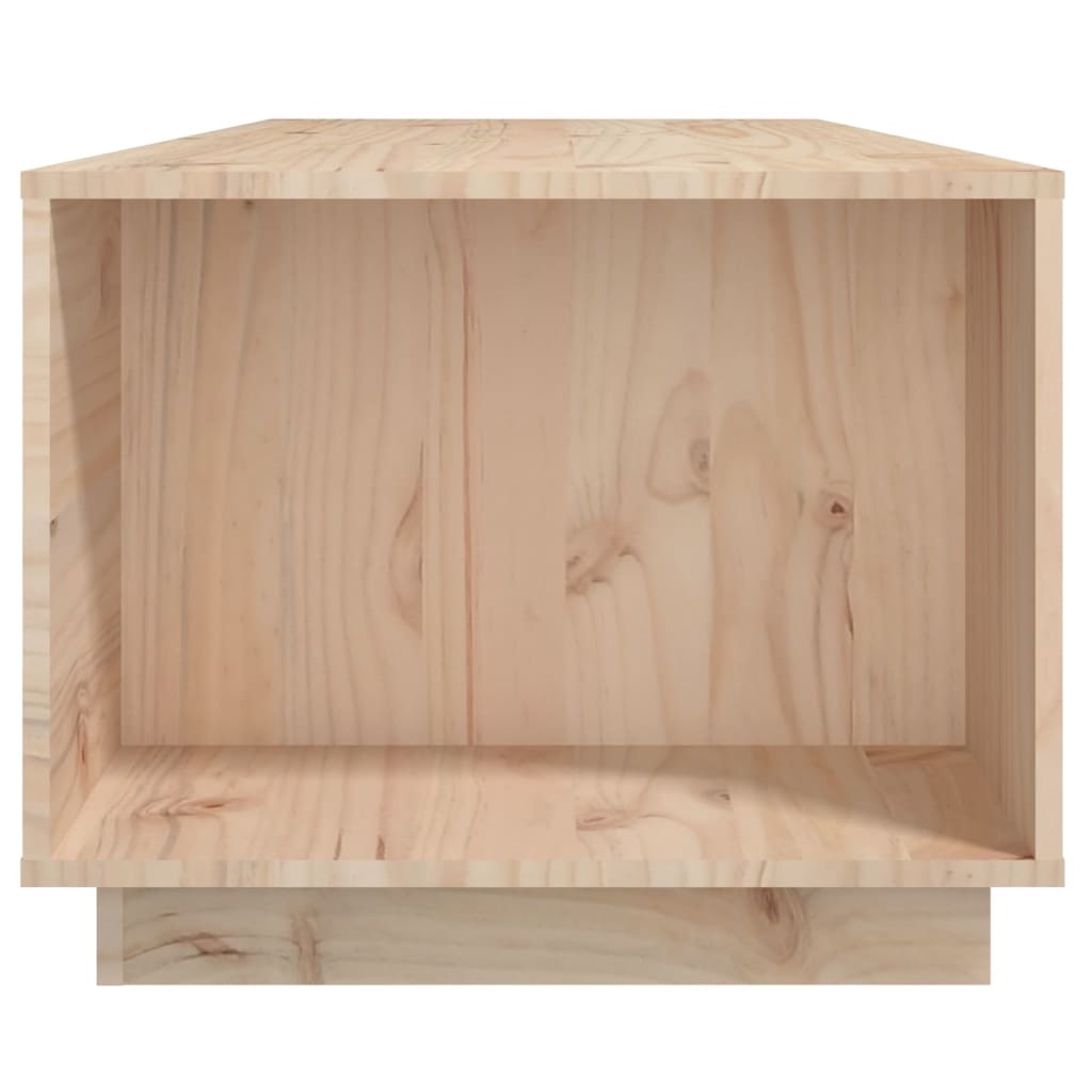 Tavolino da Salotto 110x50x40 cm in Legno Massello di Pino | homemem39