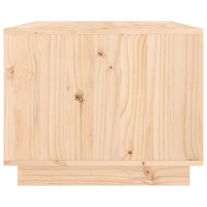 Tavolino da Salotto 80x50x40 cm Legno Massello di Pino