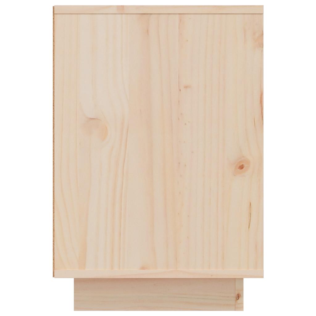 Comodino 50x34x50 cm in Legno Massello di Pino