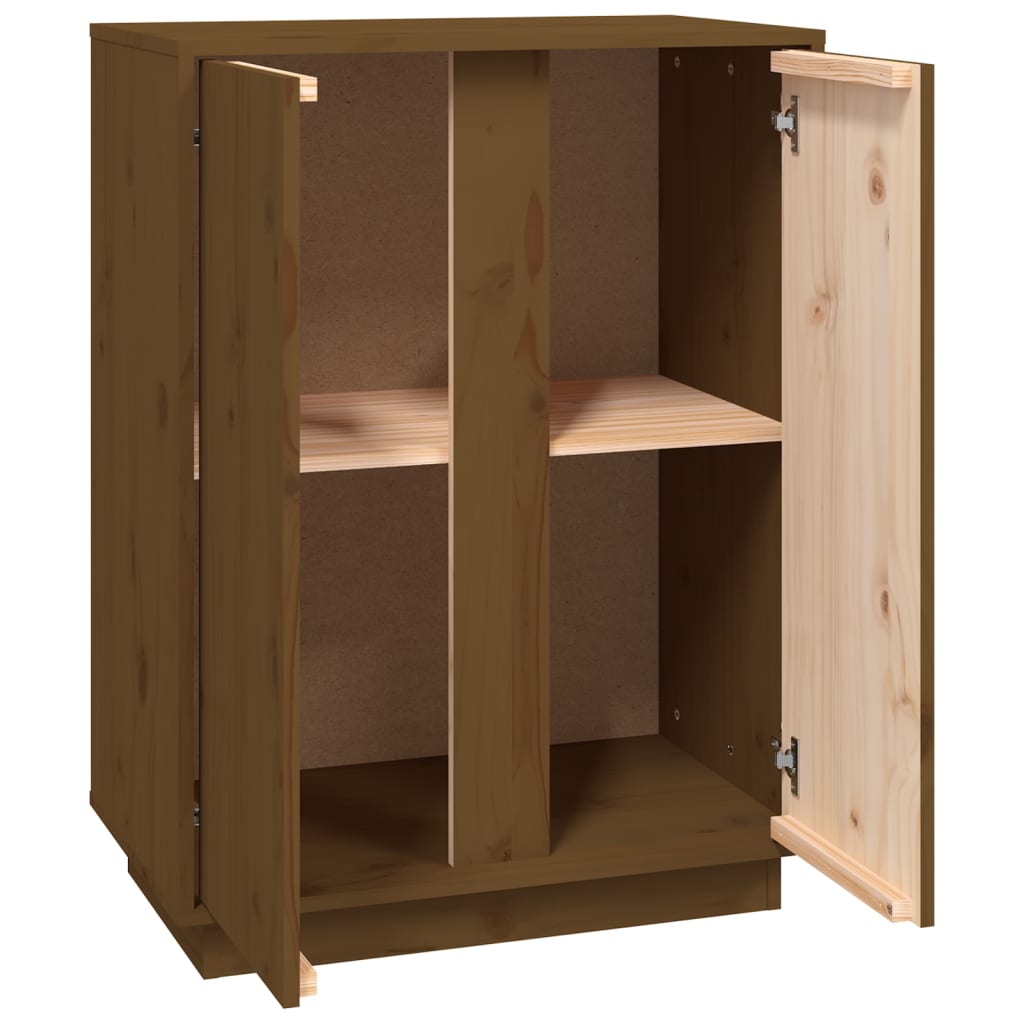 Credenza ambra 60x35x80 cm in Legno Massello di Pino - homemem39