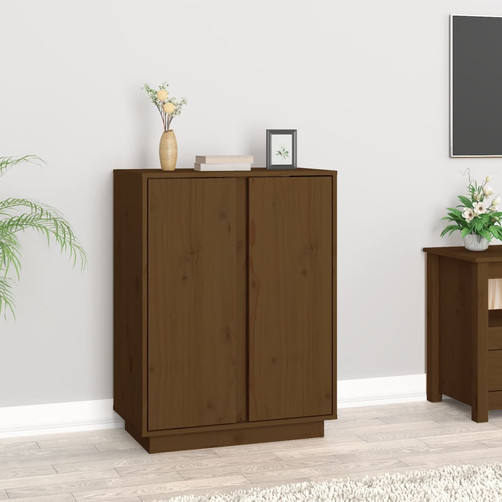 Credenza ambra 60x35x80 cm in Legno Massello di Pino - homemem39