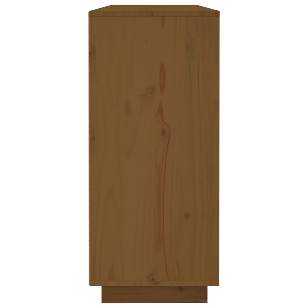 Credenza ambra 120x35x80 cm in Legno Massello di Pino - homemem39