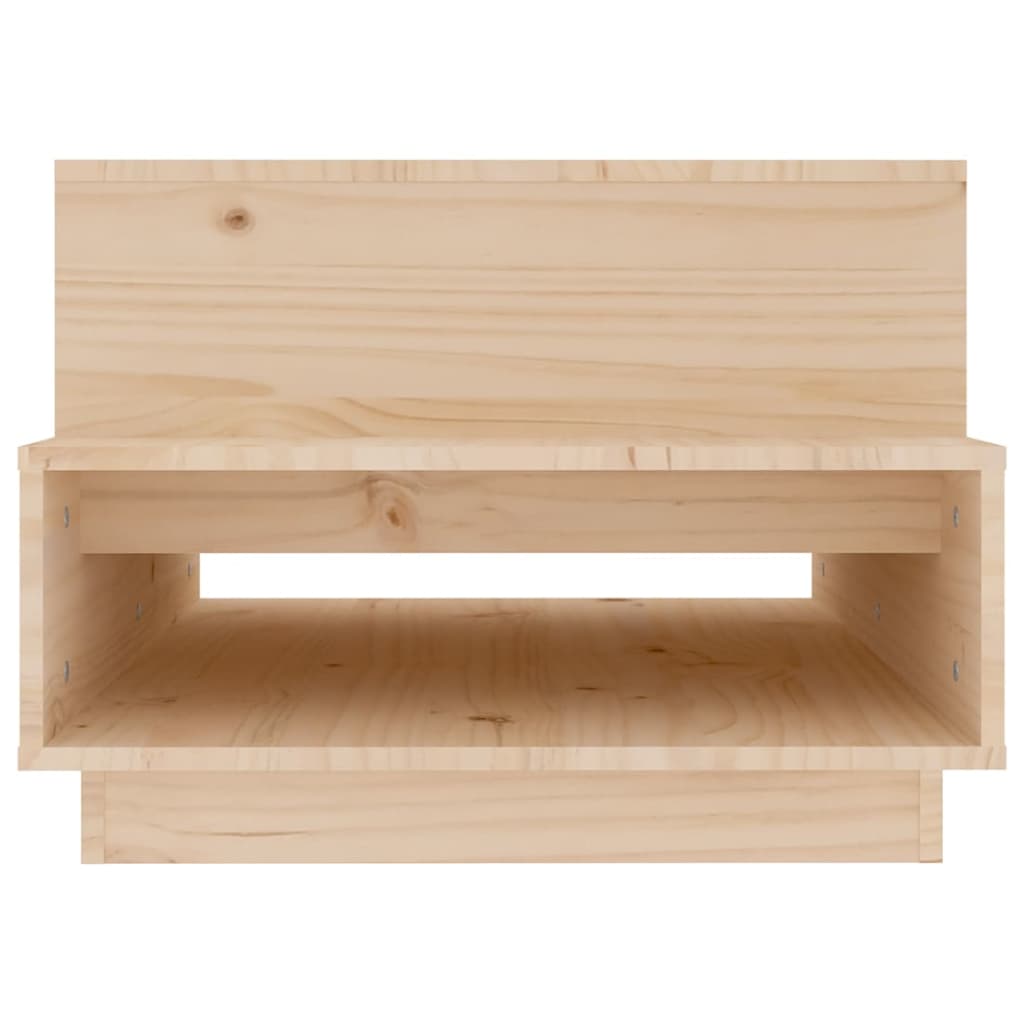 Tavolino da Salotto 80x55x40,5 cm in Legno Massello di Pino | homemem39