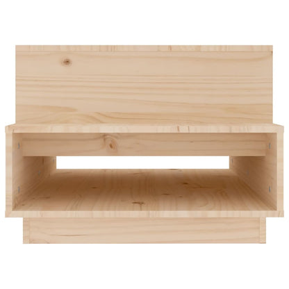 Tavolino da Salotto 80x55x40,5 cm in Legno Massello di Pino | homemem39