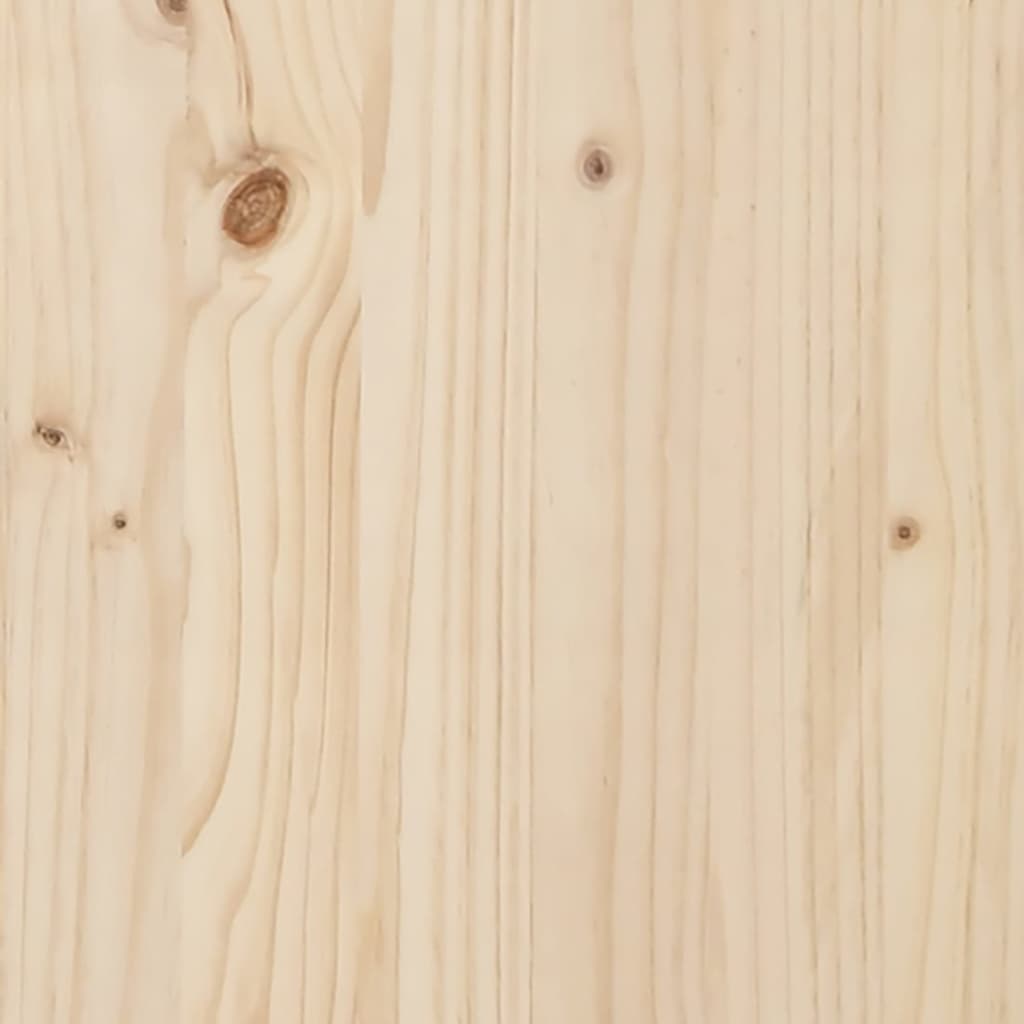 Tavolino da Salotto 80x55x40,5 cm in Legno Massello di Pino | homemem39