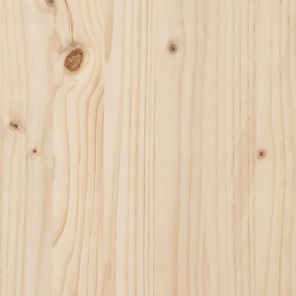 Tavolino da Salotto 80x55x40,5 cm in Legno Massello di Pino