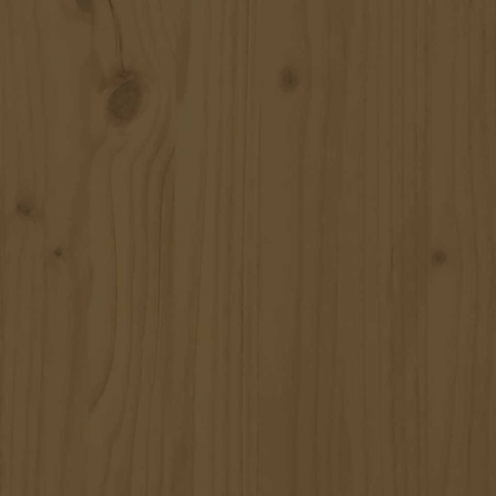 Tavolino da Salotto ambra 80x55x40,5 cm Legno Massello di Pino | homemem39