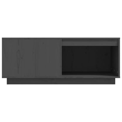 Tavolino da Salotto Grigio 100x101x40,5 cm Legno Massello Pino | homemem39