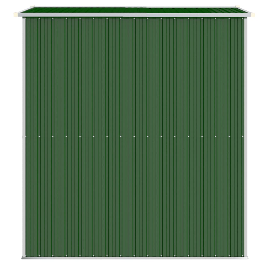 Capanno da Giardino Verde 192x191x223cm Acciaio Zincato - homemem39