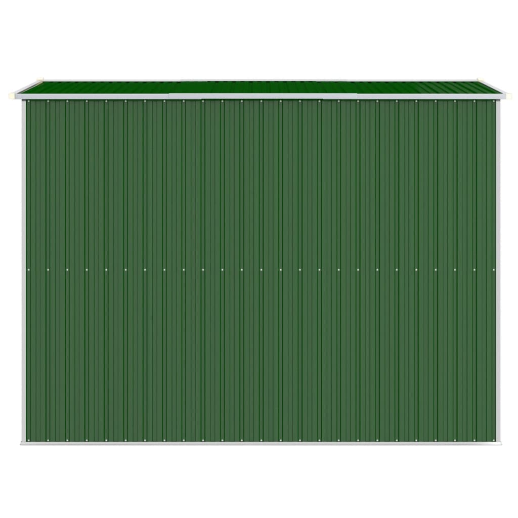 Capanno da Giardino Verde 192x274x223 cm Acciaio Zincato - homemem39