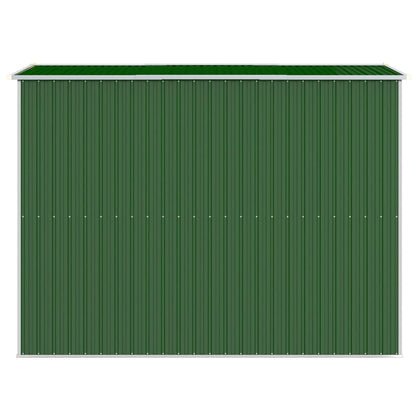 Capanno da Giardino Verde 192x274x223 cm Acciaio Zincato - homemem39