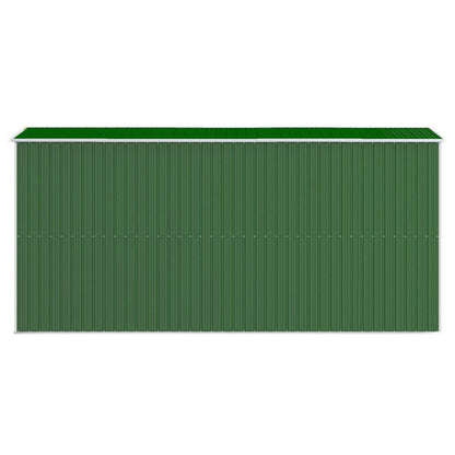 Capanno da Giardino Verde 192x440x223 cm Acciaio Zincato - homemem39