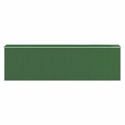Capanno da Giardino Verde 192x689x223 cm Acciaio Zincato - homemem39