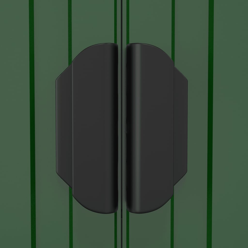 Capanno da Giardino Verde 192x772x223 cm Acciaio Zincato | homemem39