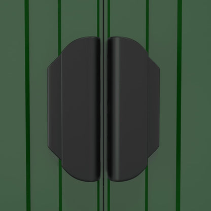 Capanno da Giardino Verde 192x772x223 cm Acciaio Zincato | homemem39