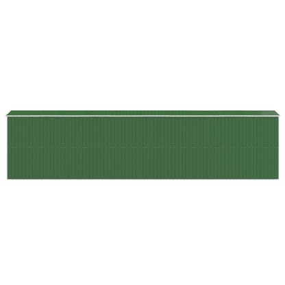 Capanno da Giardino Verde 192x855x223 cm Acciaio Zincato - homemem39