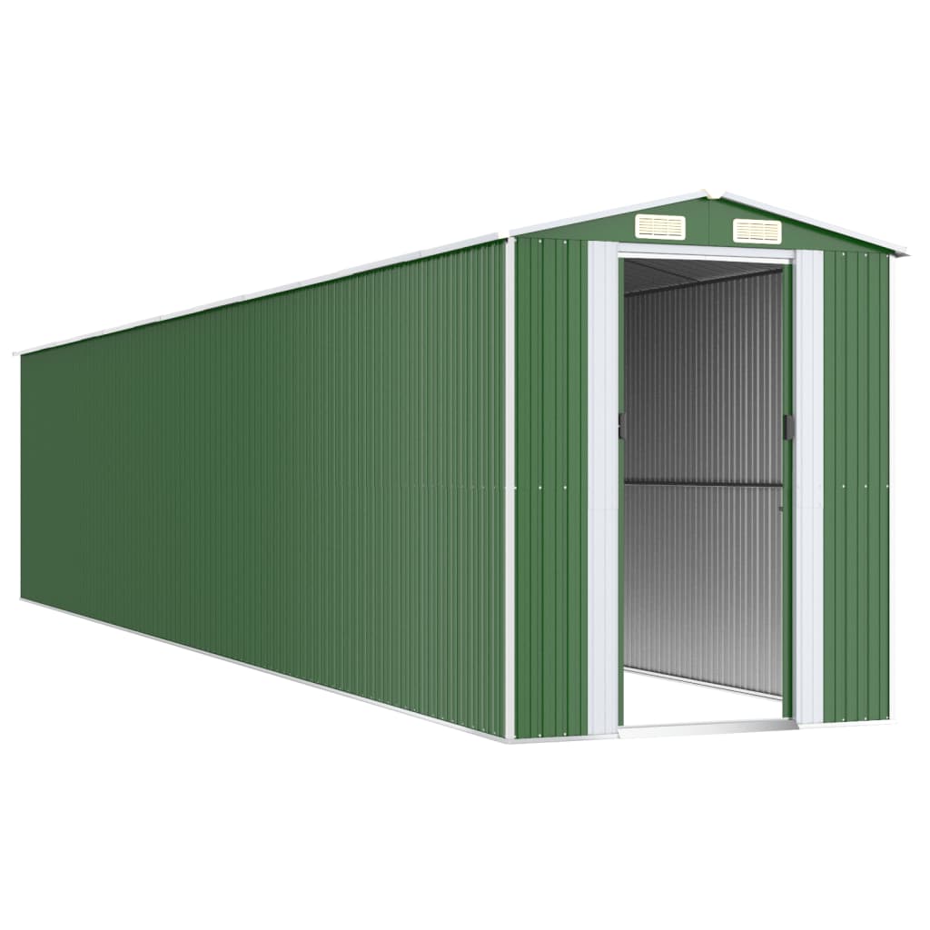 Capanno da Giardino Verde 192x1021x223 cm Acciaio Zincato | homemem39