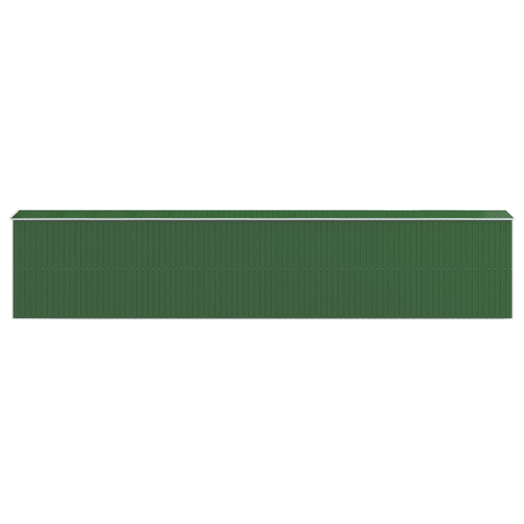 Capanno da Giardino Verde 192x1021x223 cm Acciaio Zincato | homemem39