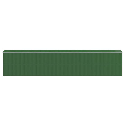 Capanno da Giardino Verde 192x1021x223 cm Acciaio Zincato | homemem39