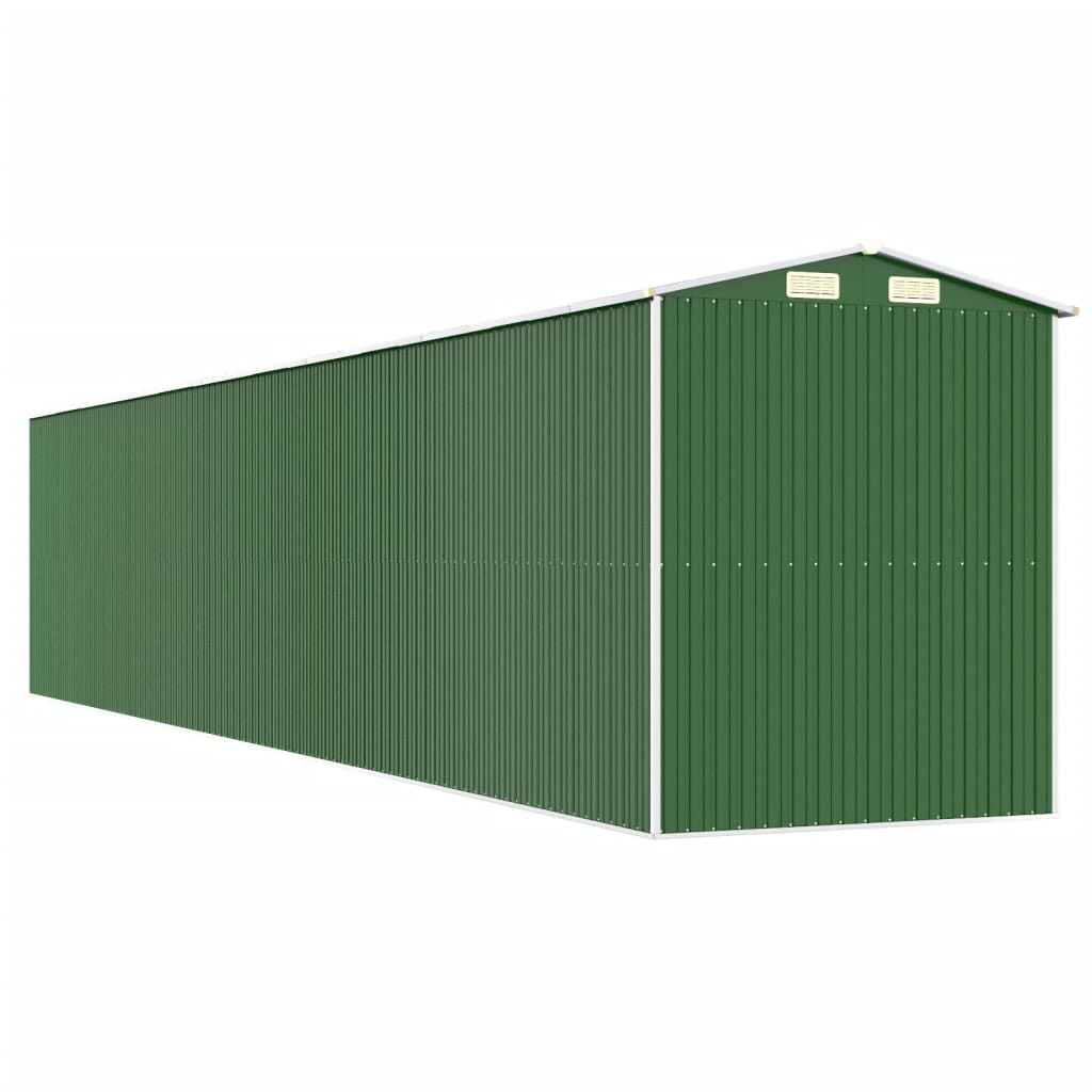 Capanno da Giardino Verde 192x1021x223 cm Acciaio Zincato | homemem39