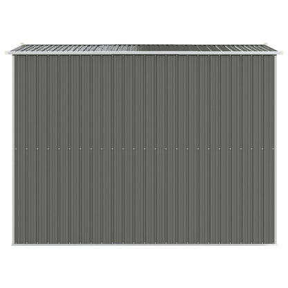 Capanno da Giardino Grigio Chiaro 192x274x223cm Acciaio Zincato - homemem39