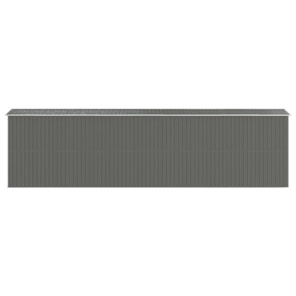 Capanno da Giardino Grigio Chiaro 192x772x223cm Acciaio Zincato - homemem39
