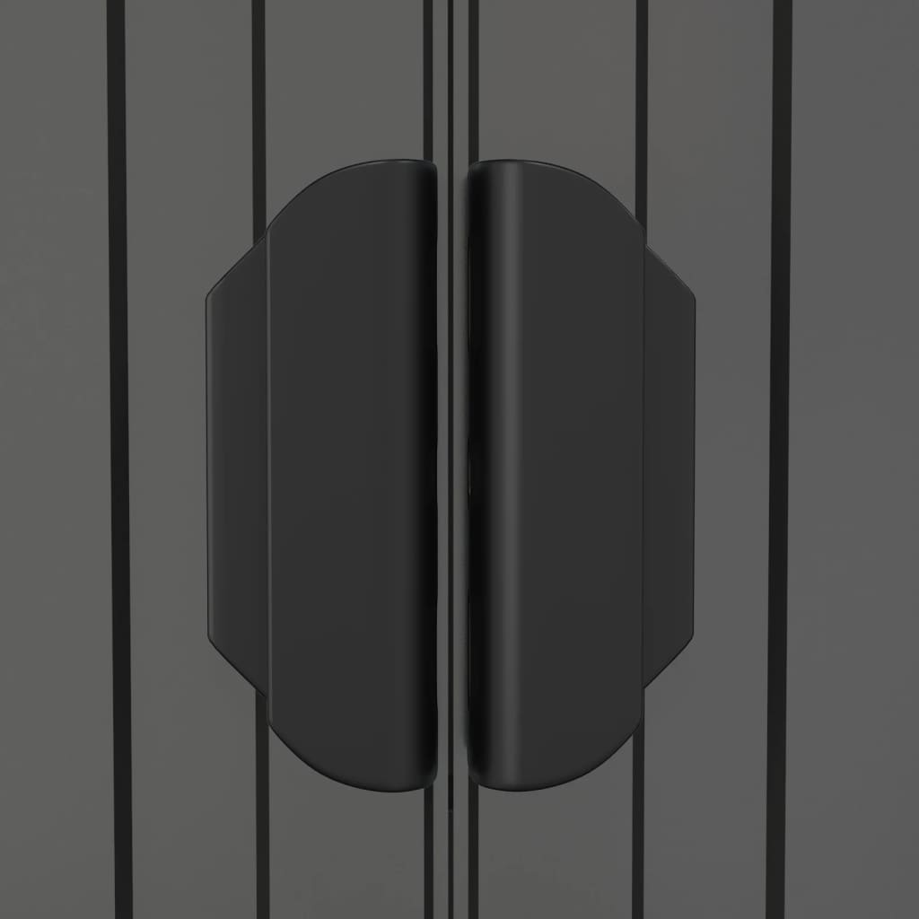 Capanno da Giardino Grigio Chiaro 192x855x223cm Acciaio Zincato - homemem39