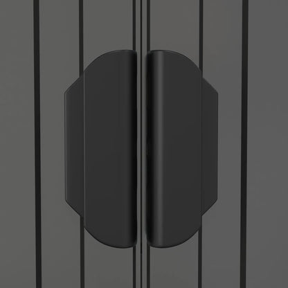 Capanno da Giardino Grigio Chiaro 192x855x223cm Acciaio Zincato - homemem39