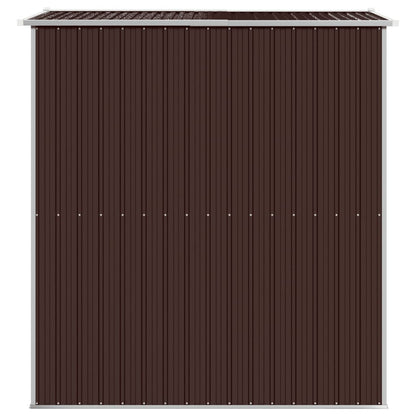 Capanno da Giardino Marrone Scuro 192x191x223cm Acciaio Zincato | homemem39