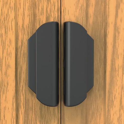 Capanno Giardino Marrone Chiaro 192x191x223 cm Acciaio Zincato - homemem39