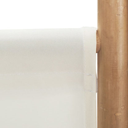 Divisorio Ambienti 3 Pannelli Pieghevole 120 cm Bambù e Tela - homemem39