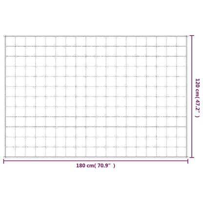 Coperta Ponderata Grigia 120 x 180 cm 5 kg Tessuto