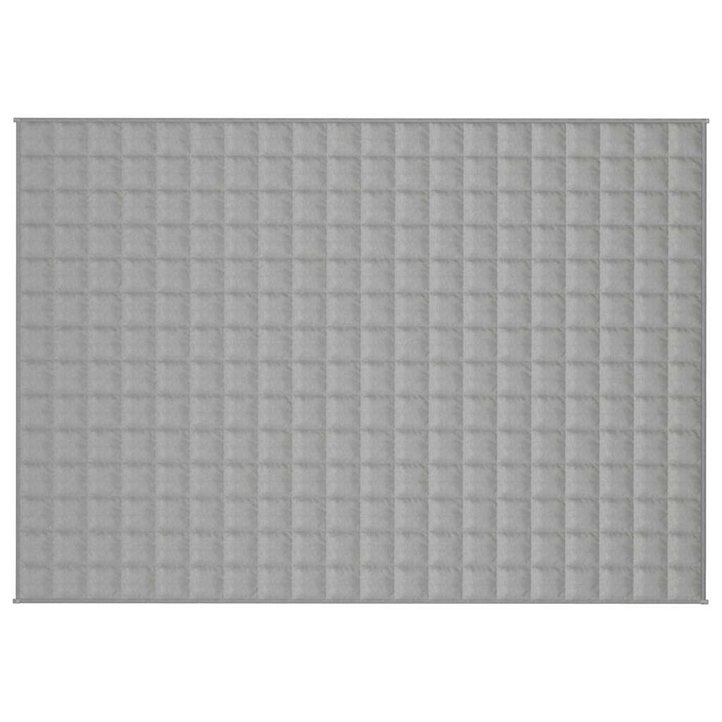 Coperta Ponderata Grigia 138x200 cm 6 kg Tessuto
