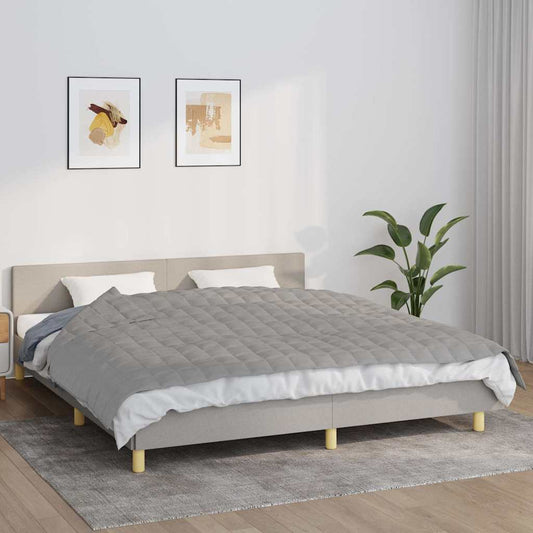 Coperta Ponderata Grigia 155x220 cm 7 kg Tessuto | homemem39
