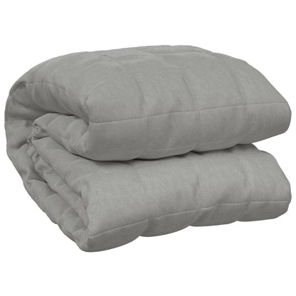 Gray Weighted Blanket 155x220 cm 11 kg Fabric