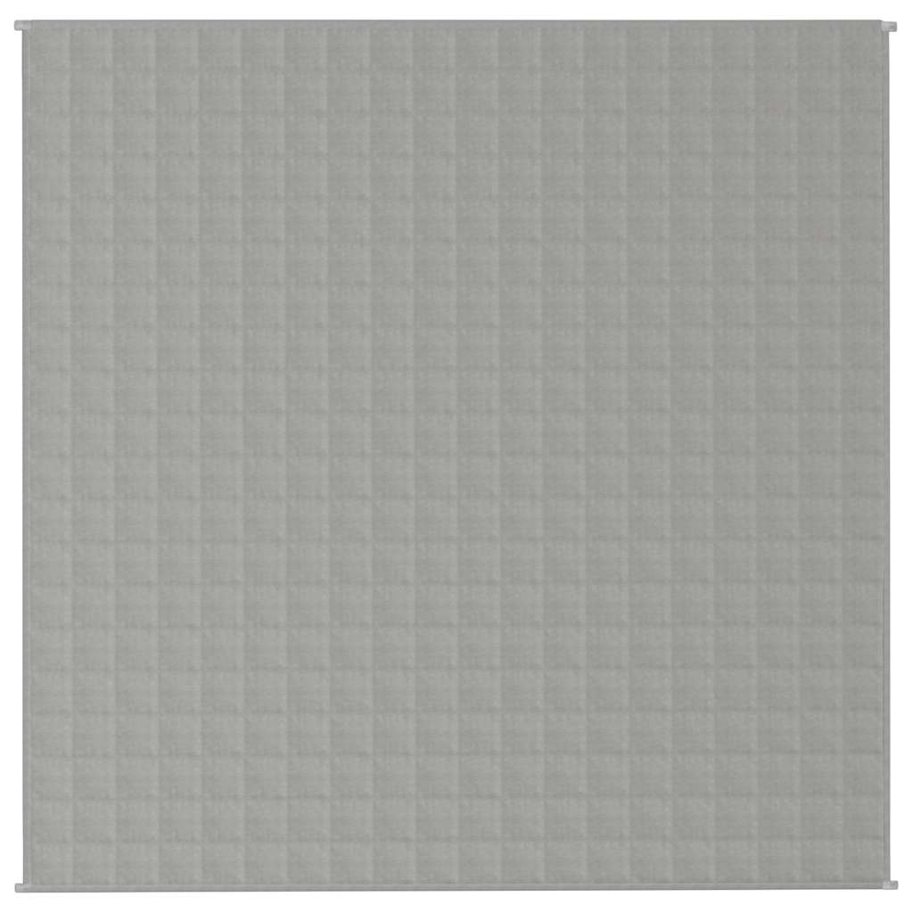 Coperta Ponderata Grigia 200x200 cm 9 kg Tessuto | homemem39