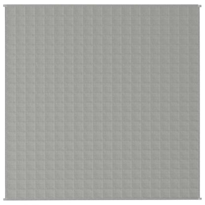 Coperta Ponderata Grigia 200x200 cm 13 kg Tessuto