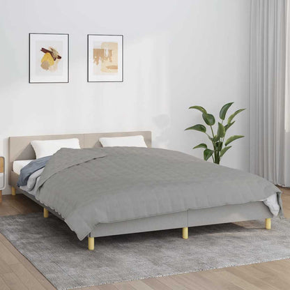 Coperta Ponderata Grigia 200x200 cm 13 kg Tessuto | homemem39