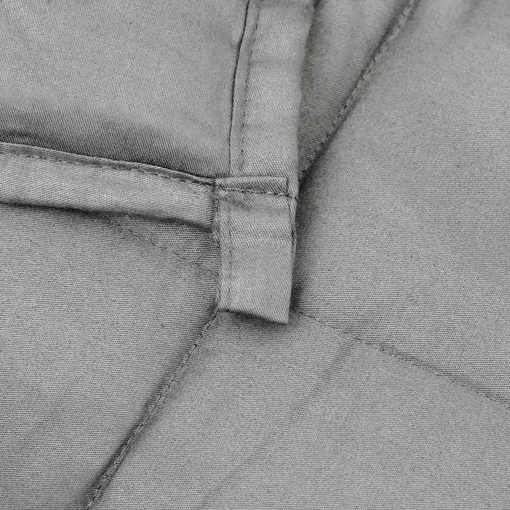 Coperta Ponderata Grigia 200x225 cm 9 kg Tessuto | homemem39