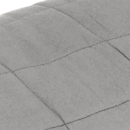 Coperta Ponderata Grigia 200x225 cm 13 kg Tessuto