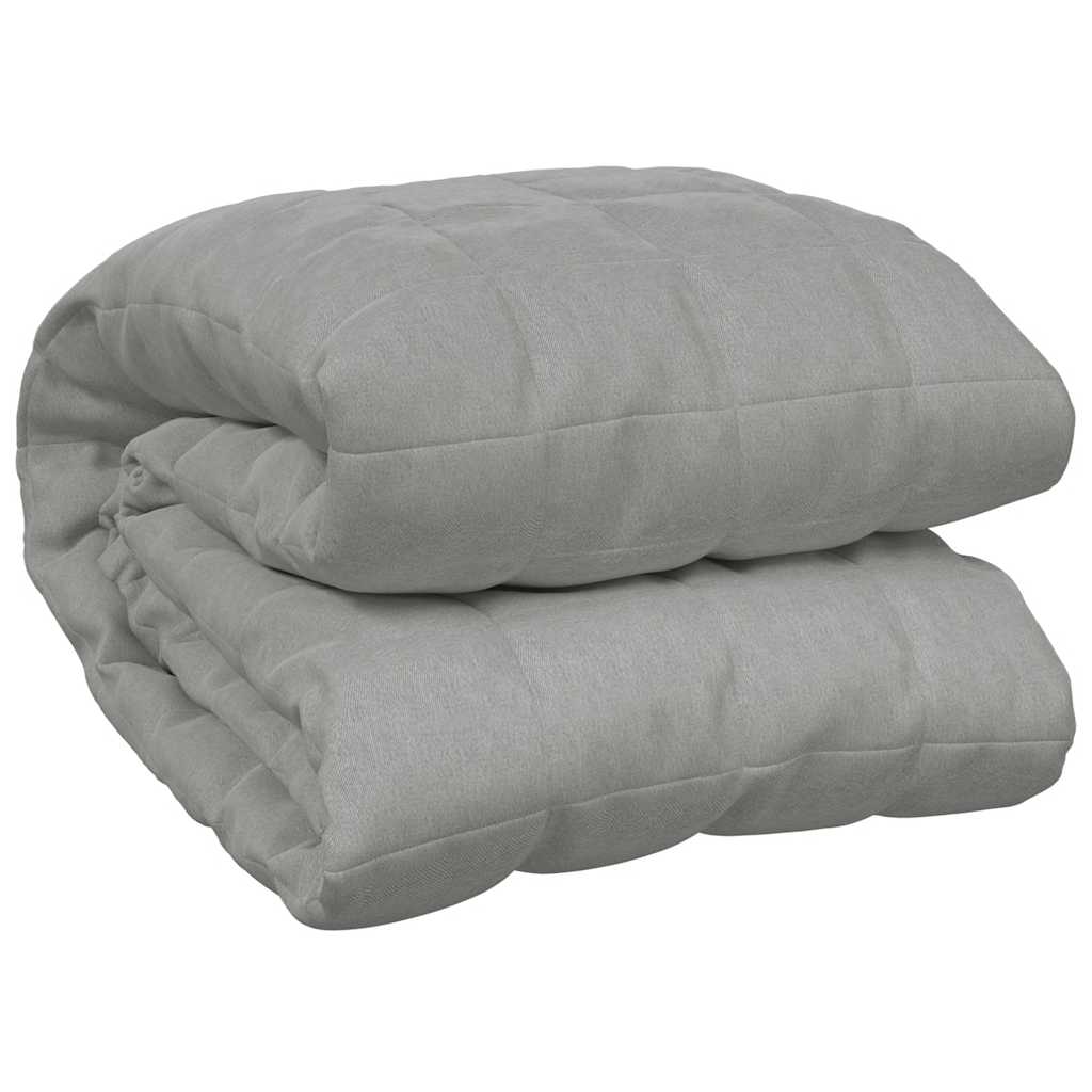 Coperta Ponderata Grigia 220x235 cm 11 kg Tessuto