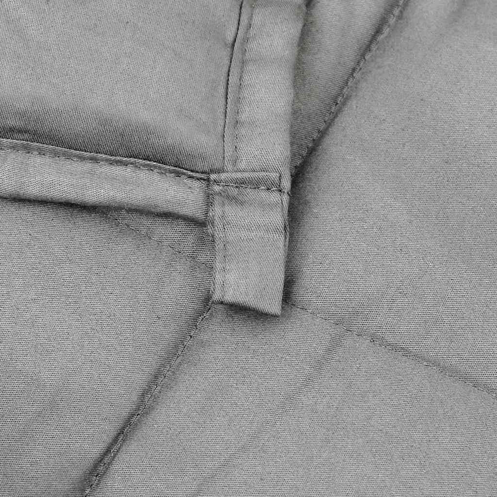 Coperta Ponderata Grigia 220x235 cm 11 kg Tessuto | homemem39