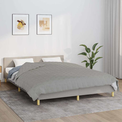 Coperta Ponderata Grigia 220x235 cm 11 kg Tessuto | homemem39