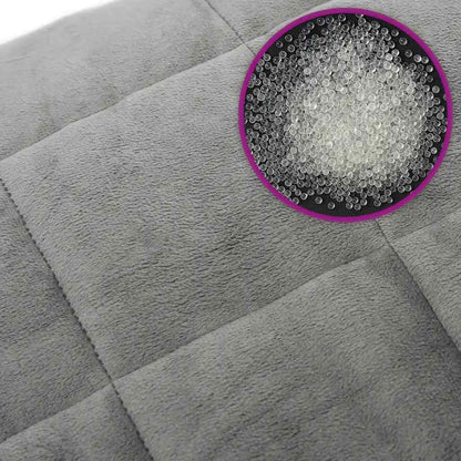 Coperta Ponderata Grigia 220x260 cm 15 kg Tessuto | homemem39