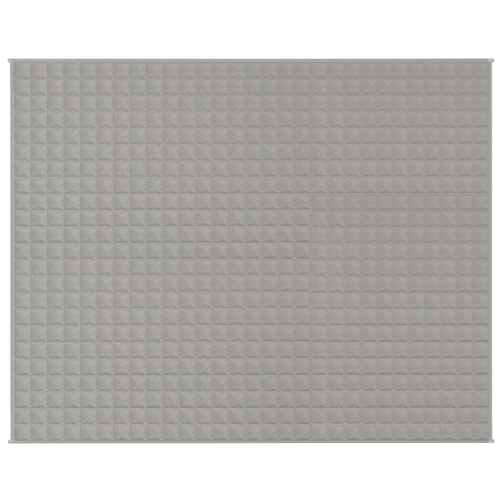 Coperta Ponderata Grigia 235x290 cm 15 kg Tessuto