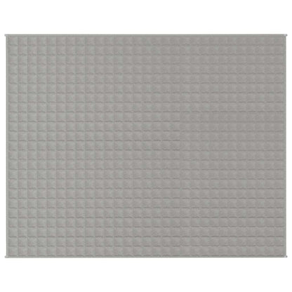 Coperta Ponderata Grigia 235x290 cm 15 kg Tessuto